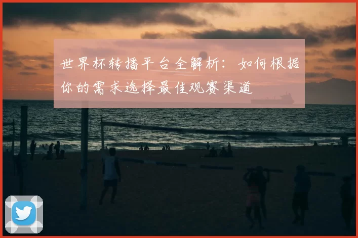 世界杯转播平台全解析：如何根据你的需求选择最佳观赛渠道