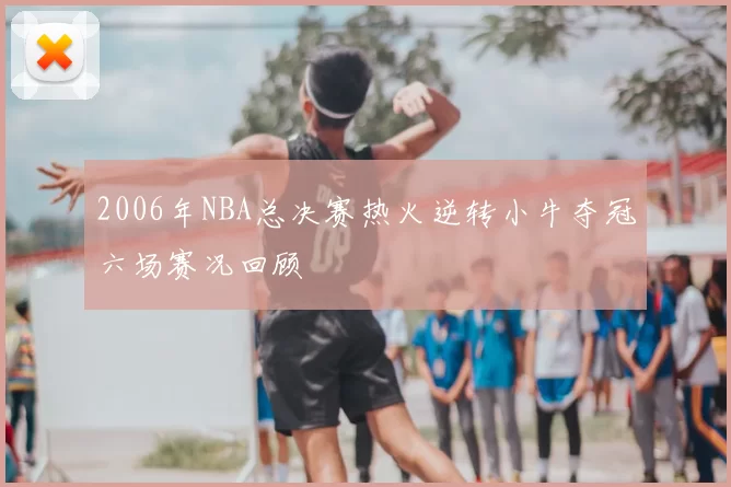2006年NBA总决赛热火逆转小牛夺冠六场赛况回顾