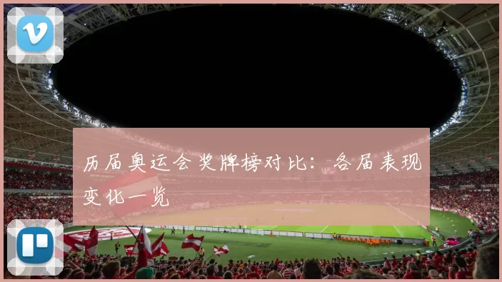 历届奥运会奖牌榜对比:各届表现变化一览